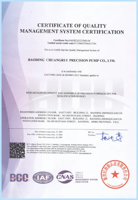 Chứng nhận Hệ thống quản lý chất lượng