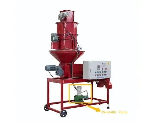 Bơm định lượng nhu động trong máy xử lý hạt giống