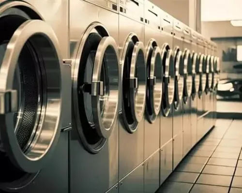 Ứng dụng bơm nhu động trong máy giặt công nghiệp